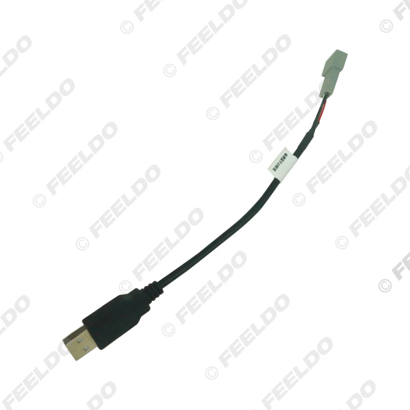 Автомобильный радиоприемник FEELDO аудио 2 0 с USB на 4-контактный гнездовой кабель для