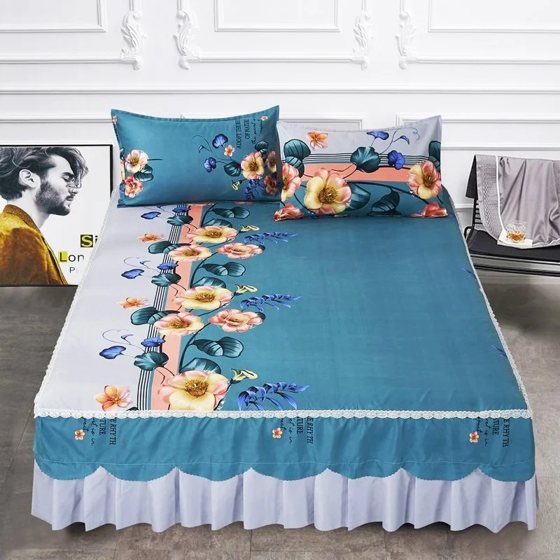 

1PCS Sexy Flower Bedspread Fashion Lace Bed Sheet Home Soft Bed Sheets For King/Queen Size Bed Sheet 1.5/1.8/2M Mattress Cover
