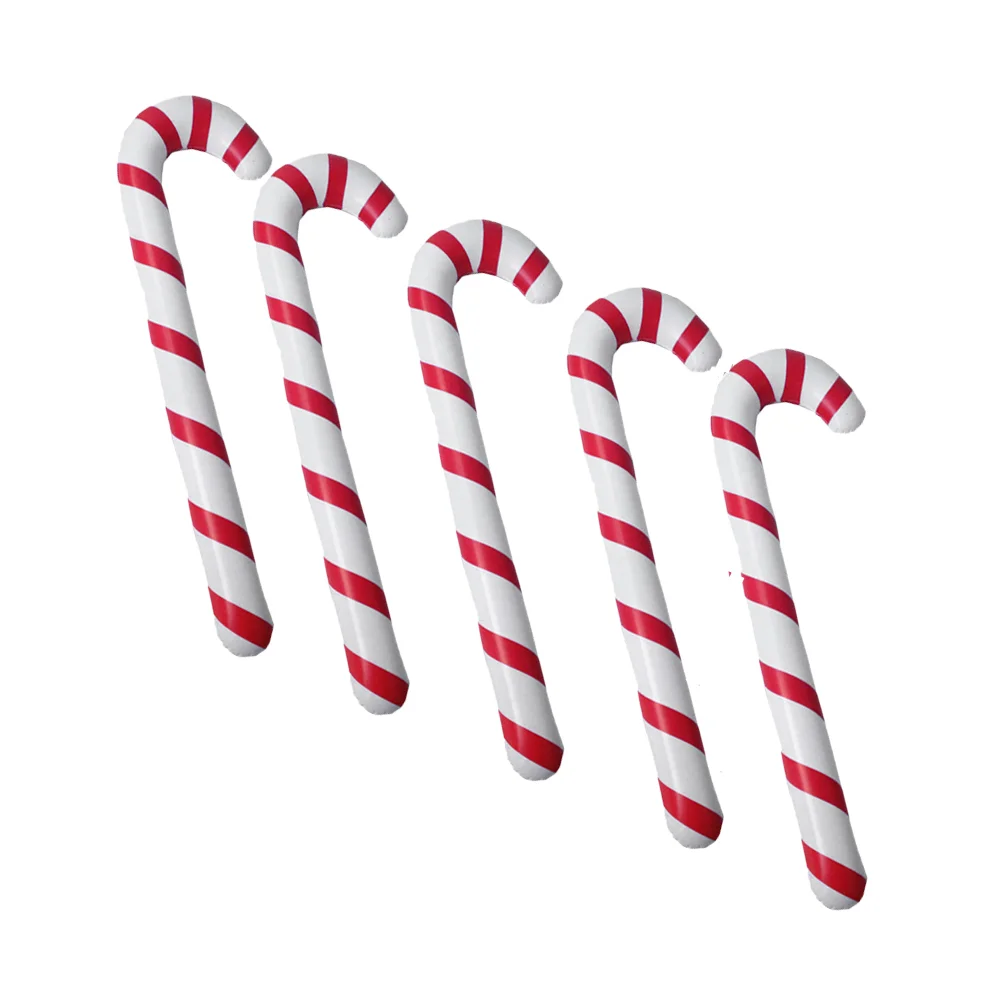 

Candy Cane Christmas Decorations Inflatable Canes Balloons Blowwalking Sticks Inflatables Large Outdoor Ornament Giant