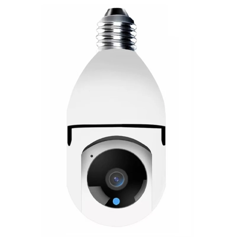 

200W E27 Bulb Wireless Security Camera, 1080P 360 Degree Panorama Mobile Phone Wi-Fi Home Camera, Motion Detection Alarm