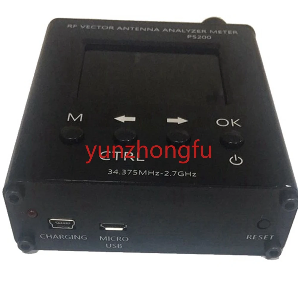 N1201SA + 334 375 МГц-2 7 ГГц УФ RF антенна анализатор SWR Измеритель сопротивления S11 PS200