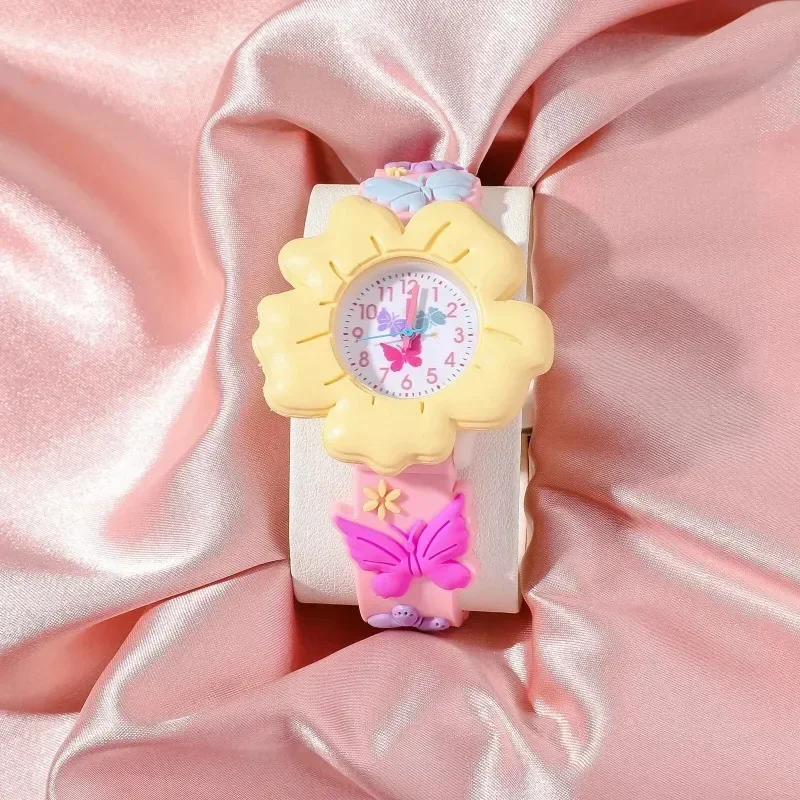 Часы Детские с мультяшным рисунком модные повседневные кварцевые наручные