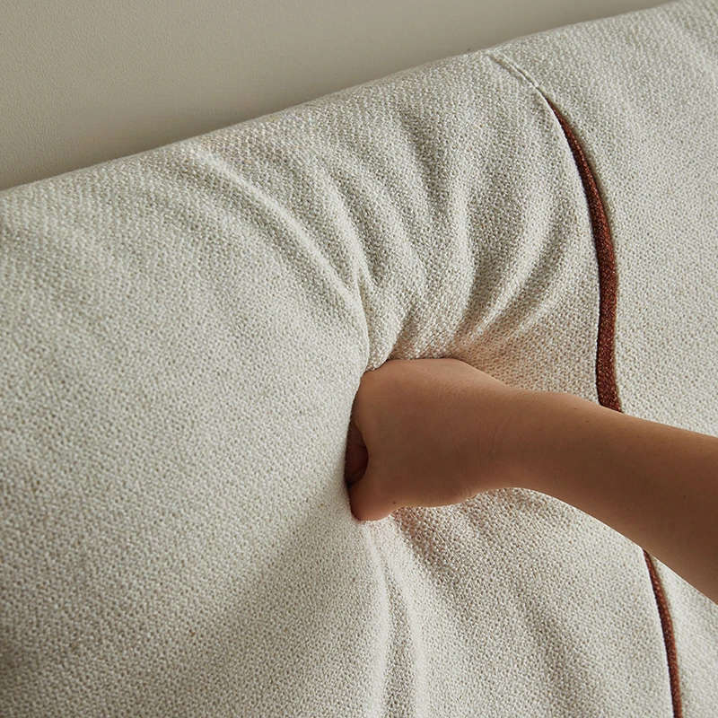 Деревянное изголовье спинки в скандинавском стиле современное мягкое кровати