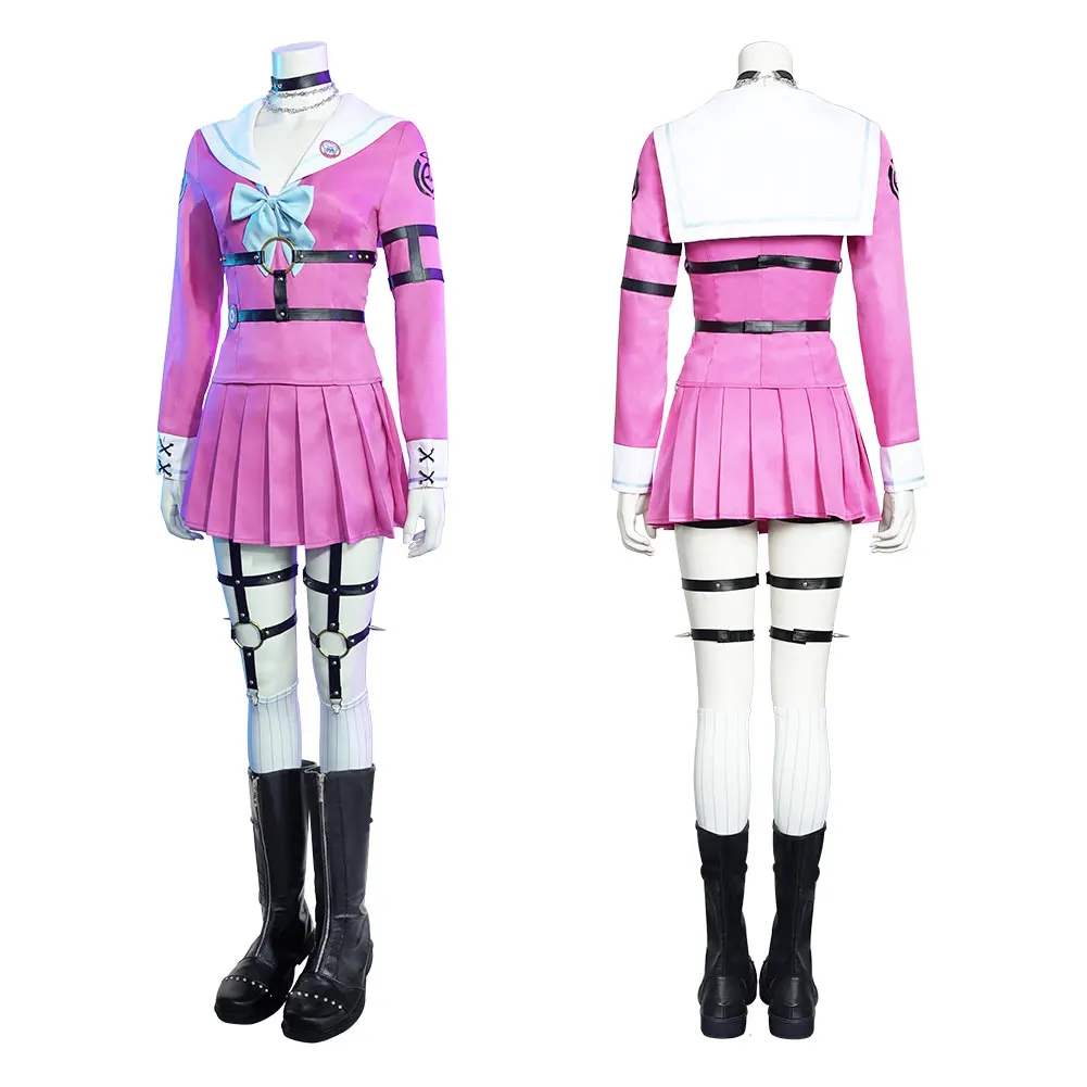 

Danganronpa V3: Killing Harmony-Miu Iruma Cosplay Costume Women Dress Outfits Halloween Carnival Suit