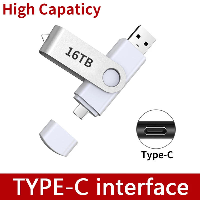 

16TB PEN DRIVE 2TB OTG pendrive 2TB USB Flash Drive TYPE-C MICRO 2TB Flash Drive 2TB U Disk 2TB metal flash drive
