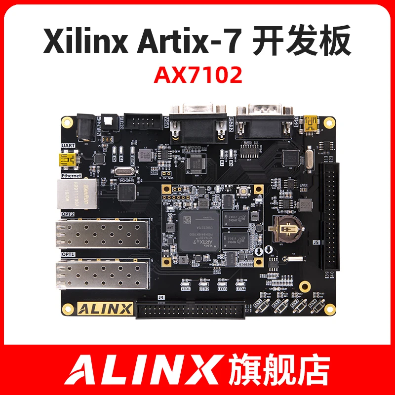 

Макетная плата ALINX XILINX A7 FPGA, основная плата Artix7 100 t AX7102, не золотистая