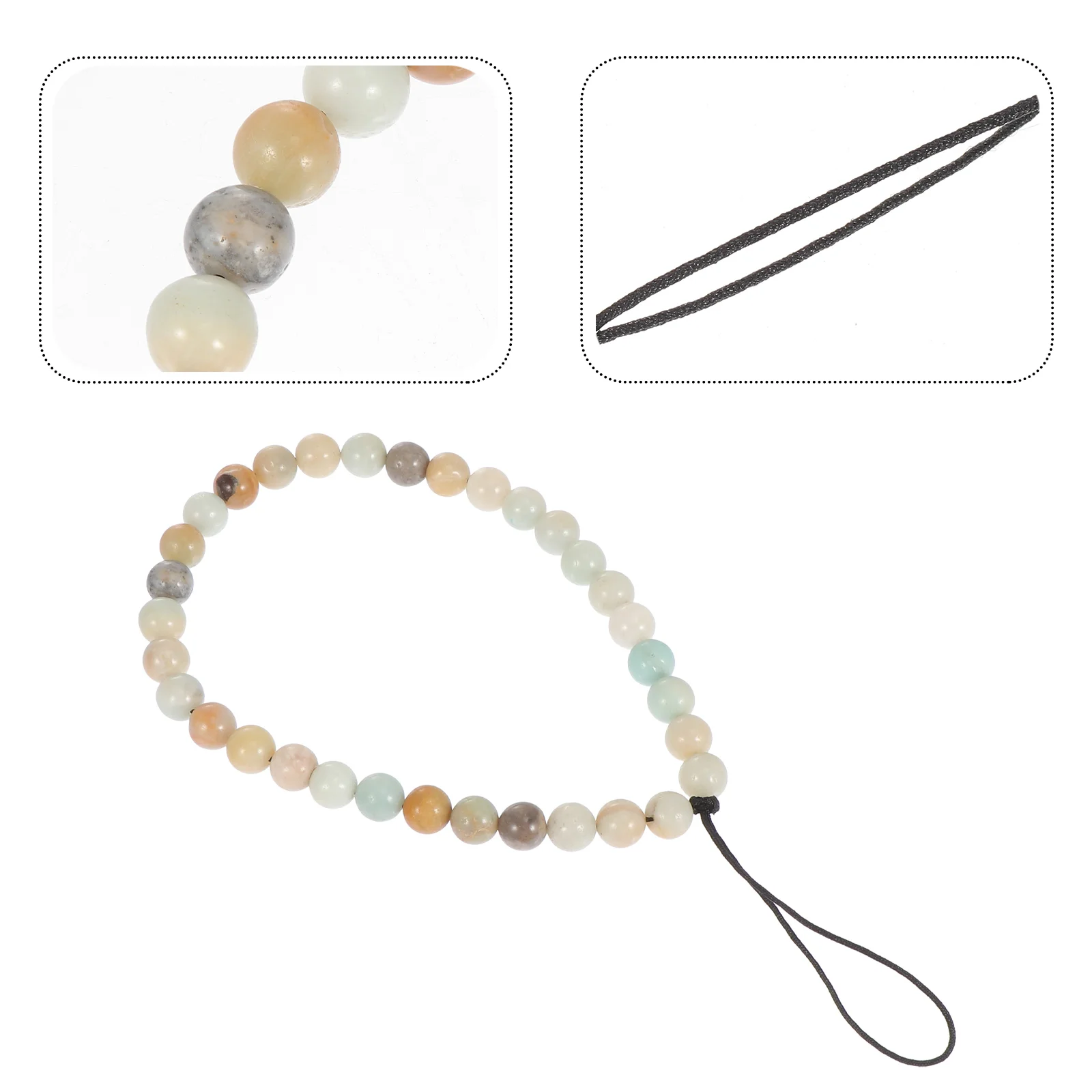 

Strap Chain Charm Wrist Lanyard Beaded Hanging Cell Rope Id Lostshort Anti Jade Charms String Lanyardsdelicate Exquisite Stylish