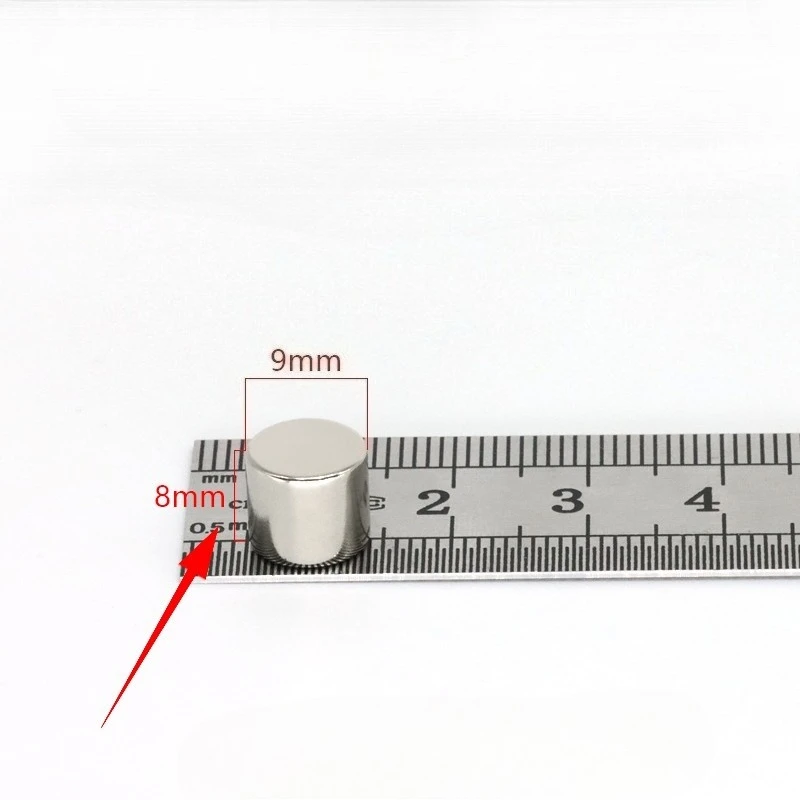 

Сильные магниты N52 9мм