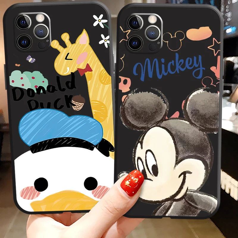 

2022 Disney Phone Cases For iPhone 11 12 Pro MAX 6S 7 8 Plus XS MAX 12 13 Mini X XR SE 2020 Soft TPU Back Cover Coque