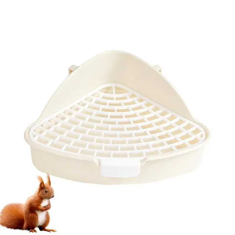 Anti Splashing High Capacity With High Guard Rail Pet Corner Toilet Reusable