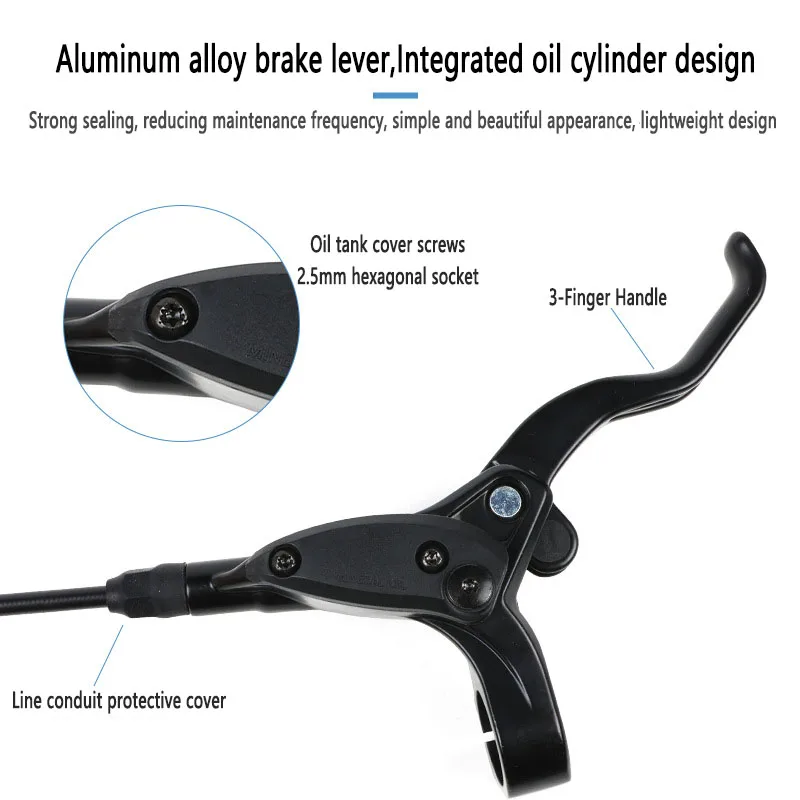 JEDERLO 160 Мм Гидравлические Дисковые Тормоза Для Горного Велосипеда Двухпоршневые