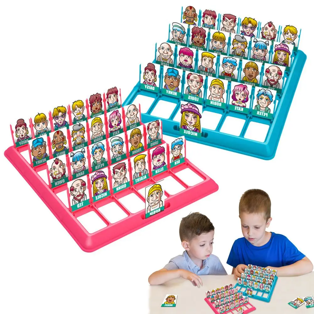 

Family Gues sing Games Who Is It Classic Board Game Toys Memory Training Parent Child Leisure Time Party Indoor Games Props Xmas