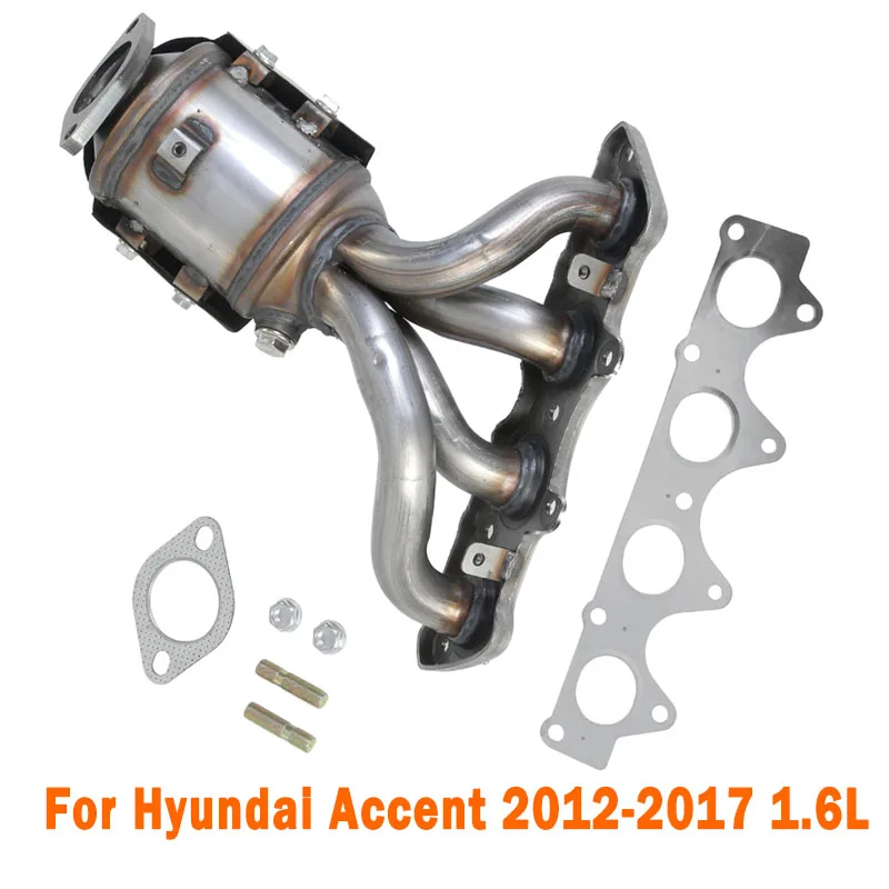

Catalytic Converter For Hyundai Accent 2012-2017 1.6L w/Gasket Exhaust Manifold