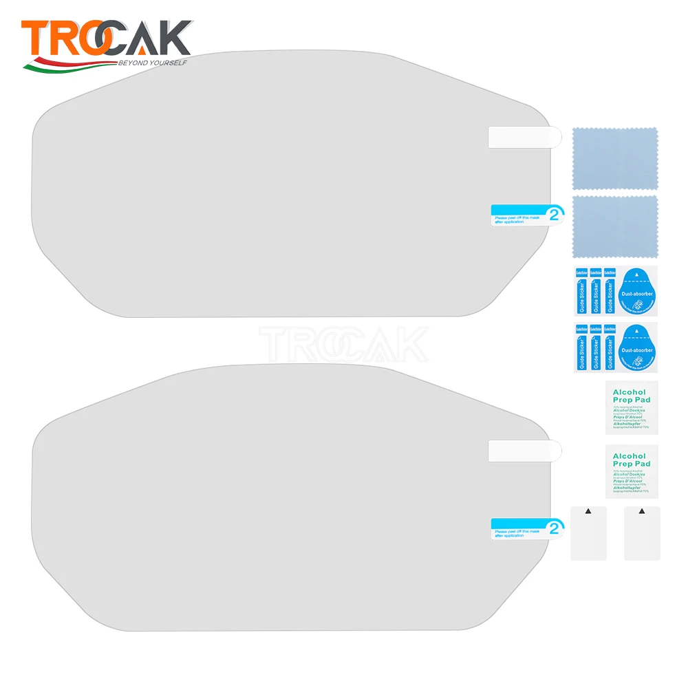 

Для Ducati Monster 797/821/1200 2014-ON Hypermotard 950 2019 2020 2021, защитная пленка на приборную панель для мотоцикла