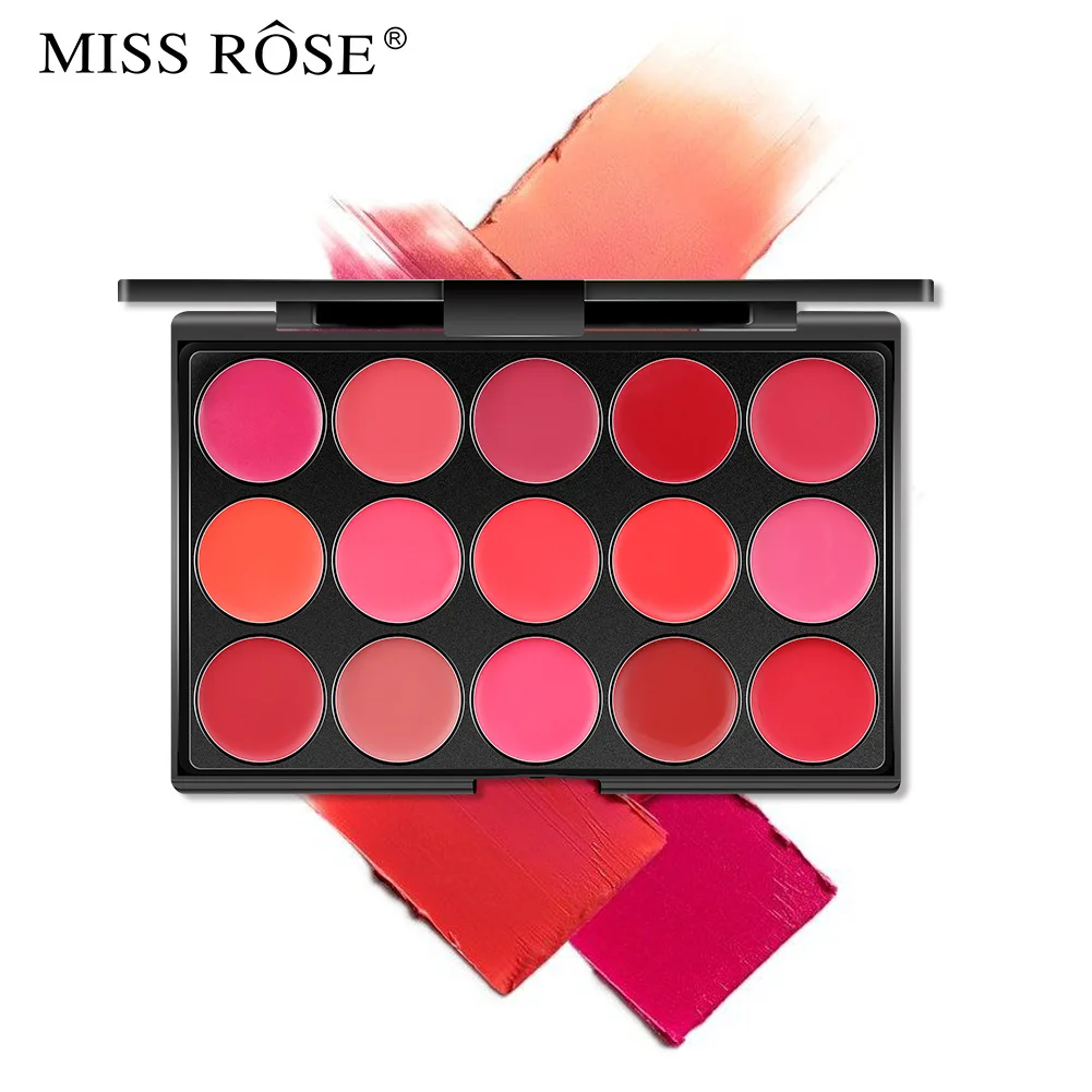 

Матовая помада MISS ROSE 15 цветов, палитра, водостойкая увлажняющая бархатная губная помада, блестящая красная губа, блестящая помада DC08