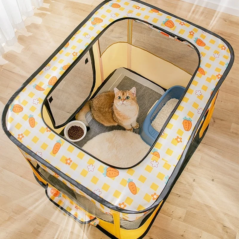 

Cat Pregnancy Waiting Period Closed Cat Litter Tent Rectangular Cat Delivery Room Pet Breeding Box Production Supplies Full Set