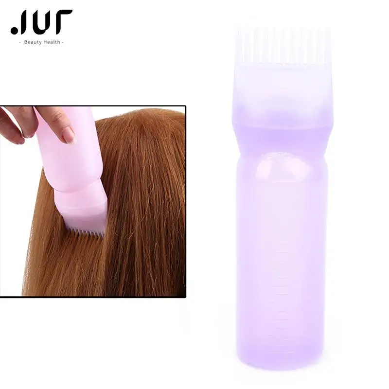 

120/150/170/200ML Plastic Hair Dye Refillable Bottle Applicator Comb Dispensing Salon Hair Coloring Hairdressing Styling Tool