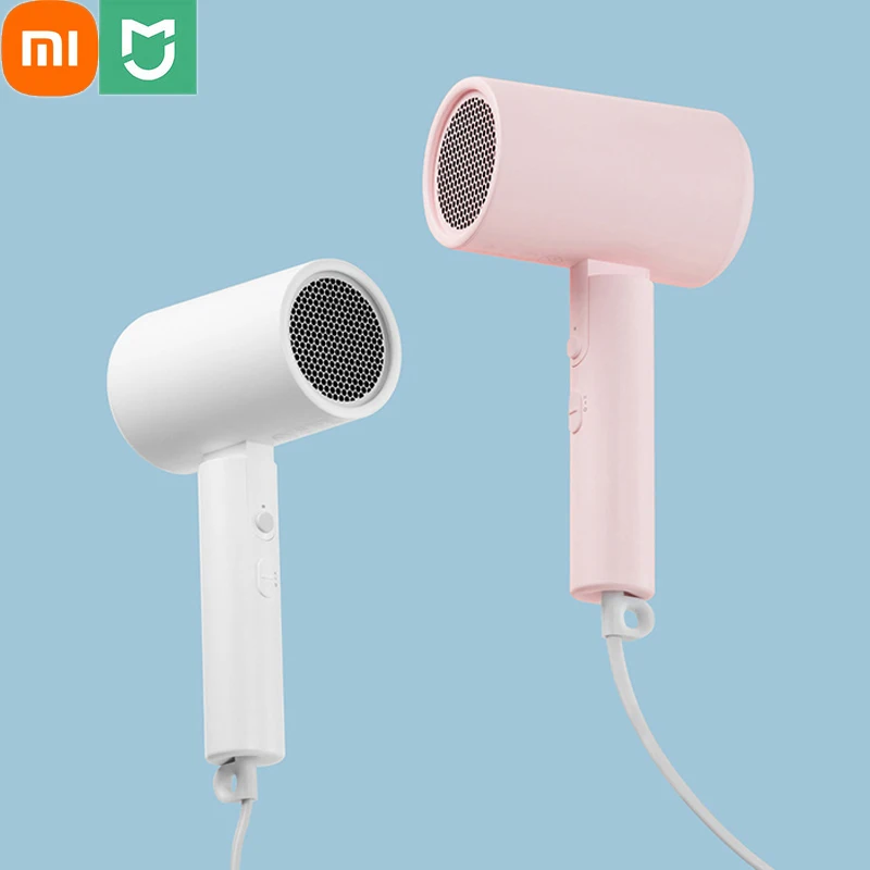 Фен Xiaomi Mijia H100 Портативный ионизатор Nanoe Уход за волосами с водой Профессиональная быстрая сушка 1600W Складной фен для путешествий.