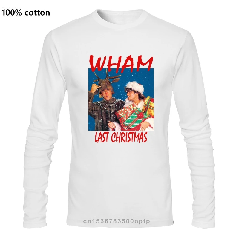 

Мужская одежда Wham Last Christmas Джордж Майкл Рождество унисекс женская футболка B415