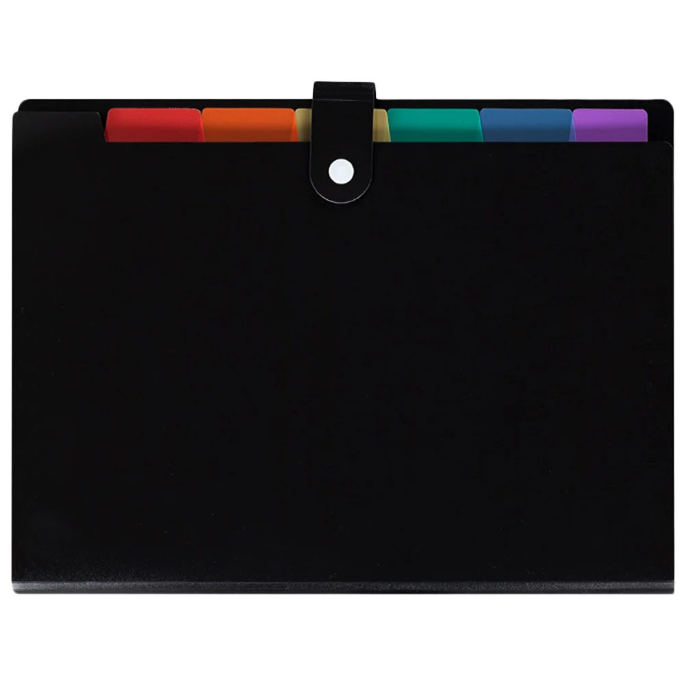 

A4 Folder Accordion Binder Expanding File Organizer Document Plastic Accordian Desktop Holder Paper Simple