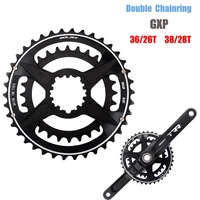 mountain bike aluminum alloy gxp double chainring bicycle crown 3626t 3828t teeth for xo1 x1 gx xo x9 bicycle crankset