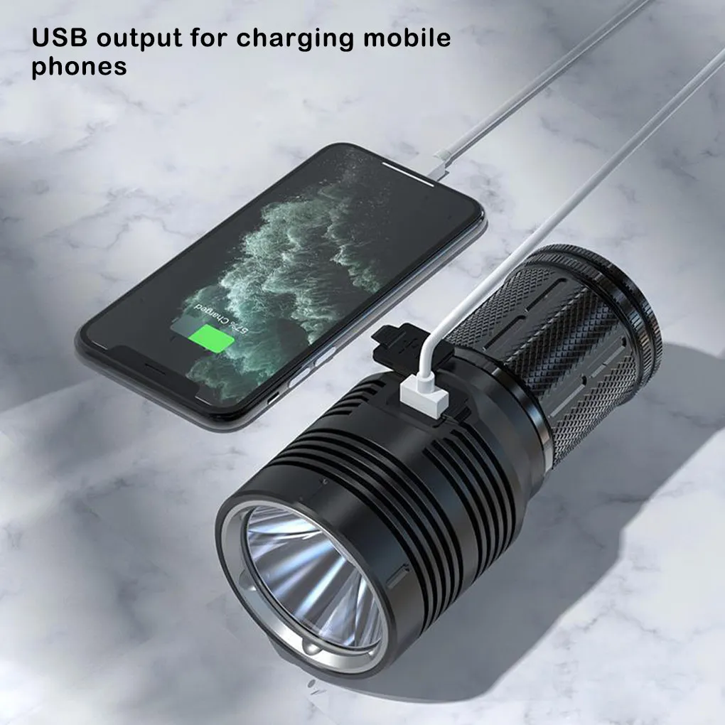 

Flashlight Adjustable Portable Riding Hiking Emergency Lighting Torch