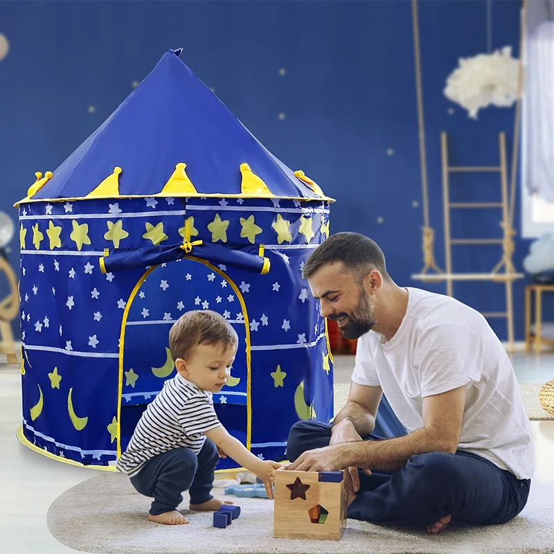 

Portable Tent Pool Tipi Tent Infant Children Games Play Tent Princess Prince Room Funny Zone Indoor Outdoor Playhouse Castle Toy