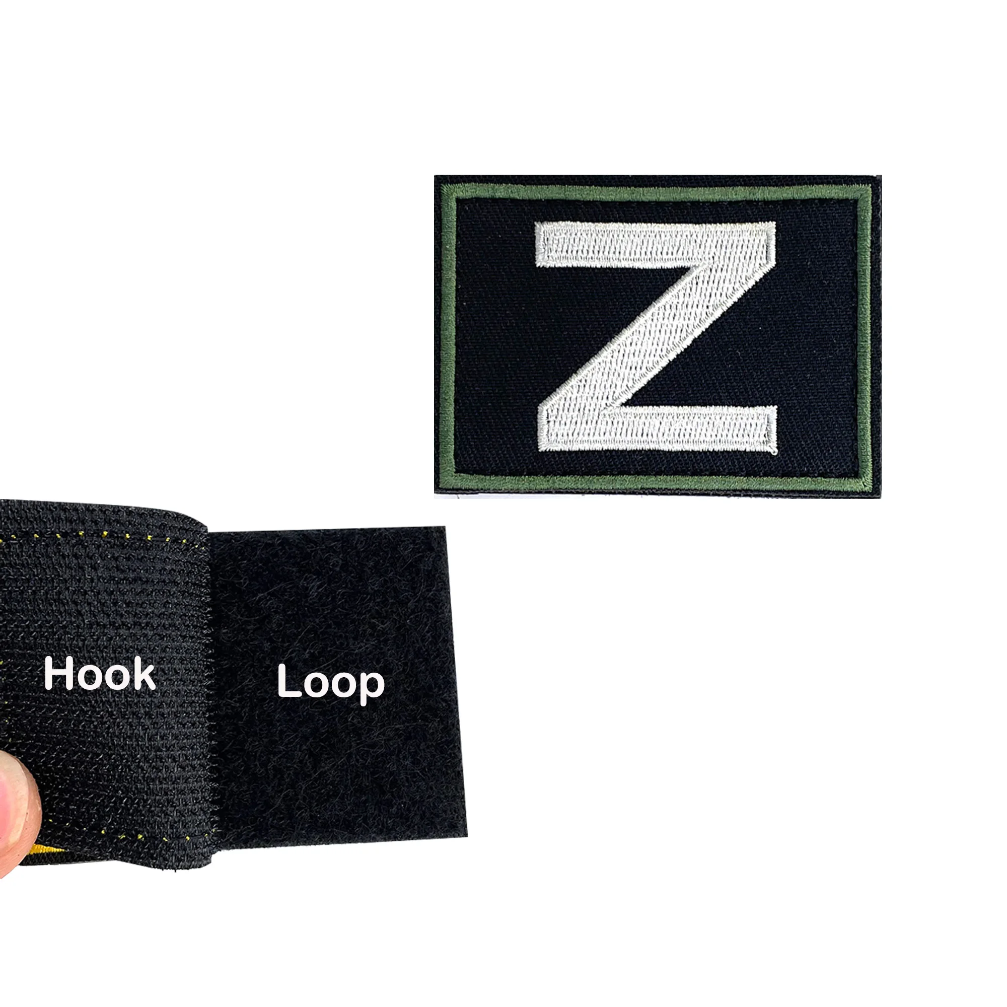 1 шт. вышитая русская нашивка с российским флагом вышивкой ZOV для тактических