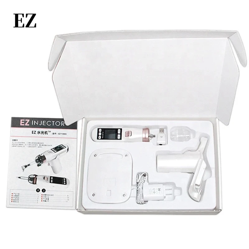 Фото EZ Hydra Вакуумный мезопистолет EZ 5pin 9-контактная игла Гидролифтинг Мезотерапия Увлажняющий инжектор для кожи Ручка с микроиглами Derma №1