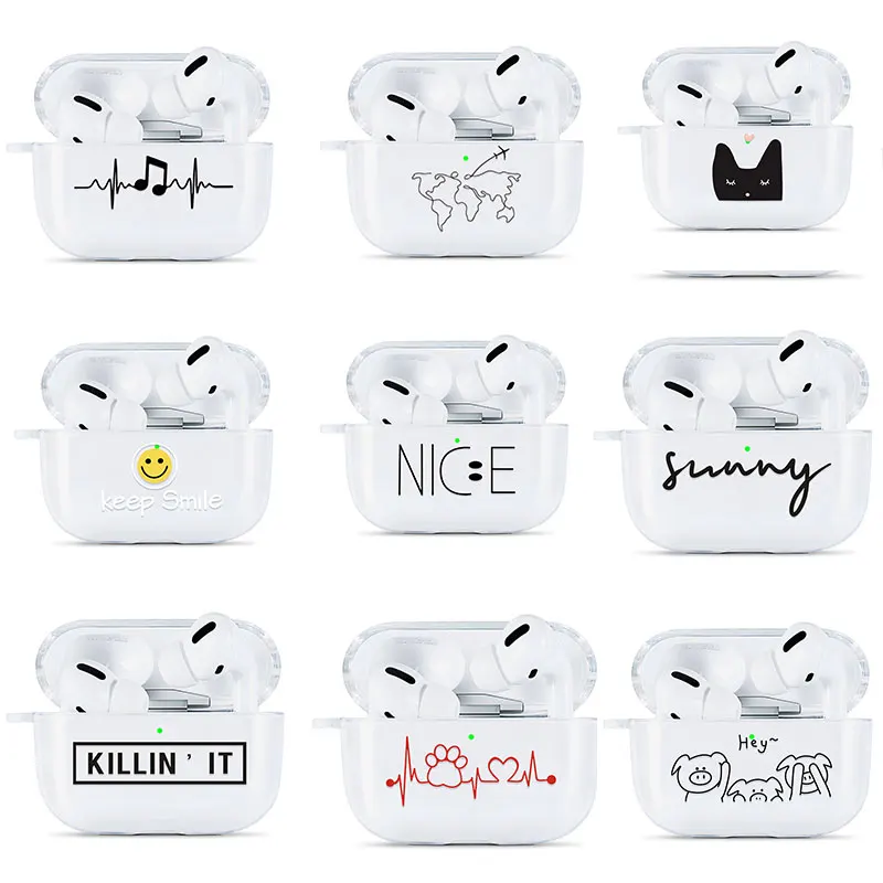 

Silicon Headphone Case For Apple Airpods Earphone Cases Airpods Pro 2 3 1 Air pod Bluetooth Wireless Headset Funda Covers Coque