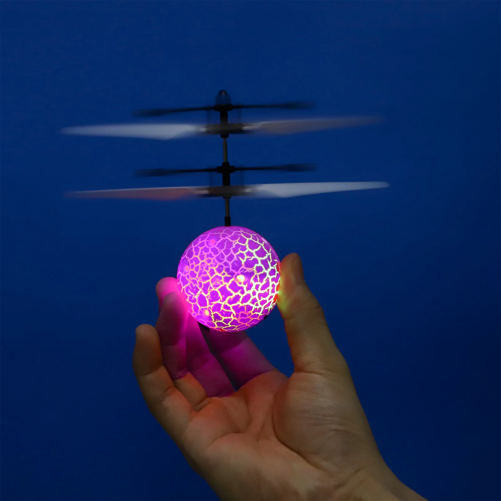Детский индукционный летающий шар встроенный сияющий светодиодный светильник