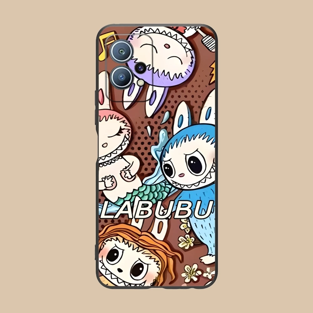 Милый чехол Labubu для мобильного телефона с рисунком Huawei P60 P50 P40 P30 P20 P10 P9 P8 Pro Lite Plus