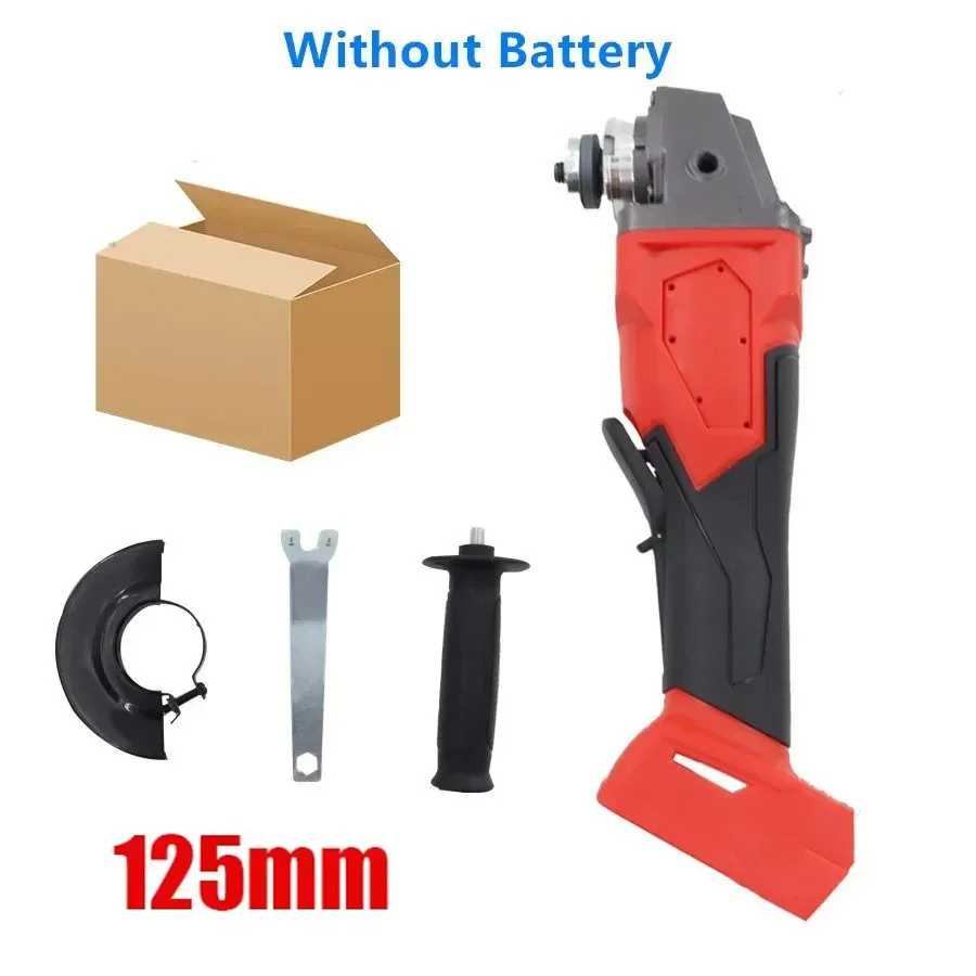 

Подходит для Milwaukee, аккумулятор 18 В, бесщеточная угловая шлифовальная машина, 3 передачи, 100/125 мм, электрическая аккумуляторная полировально-режущая машина M14