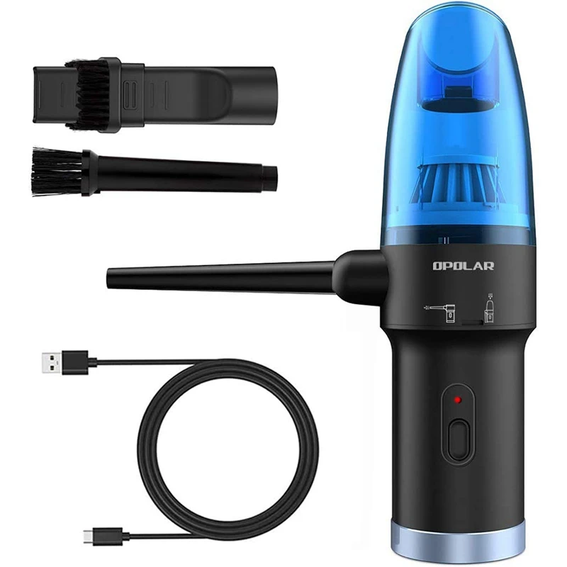 

OPOLAR Cordless Air Dust Collector,Suitable For Computers,Air Blowers And Vacuum 2-In-1,Air Dust Collector Compressed
