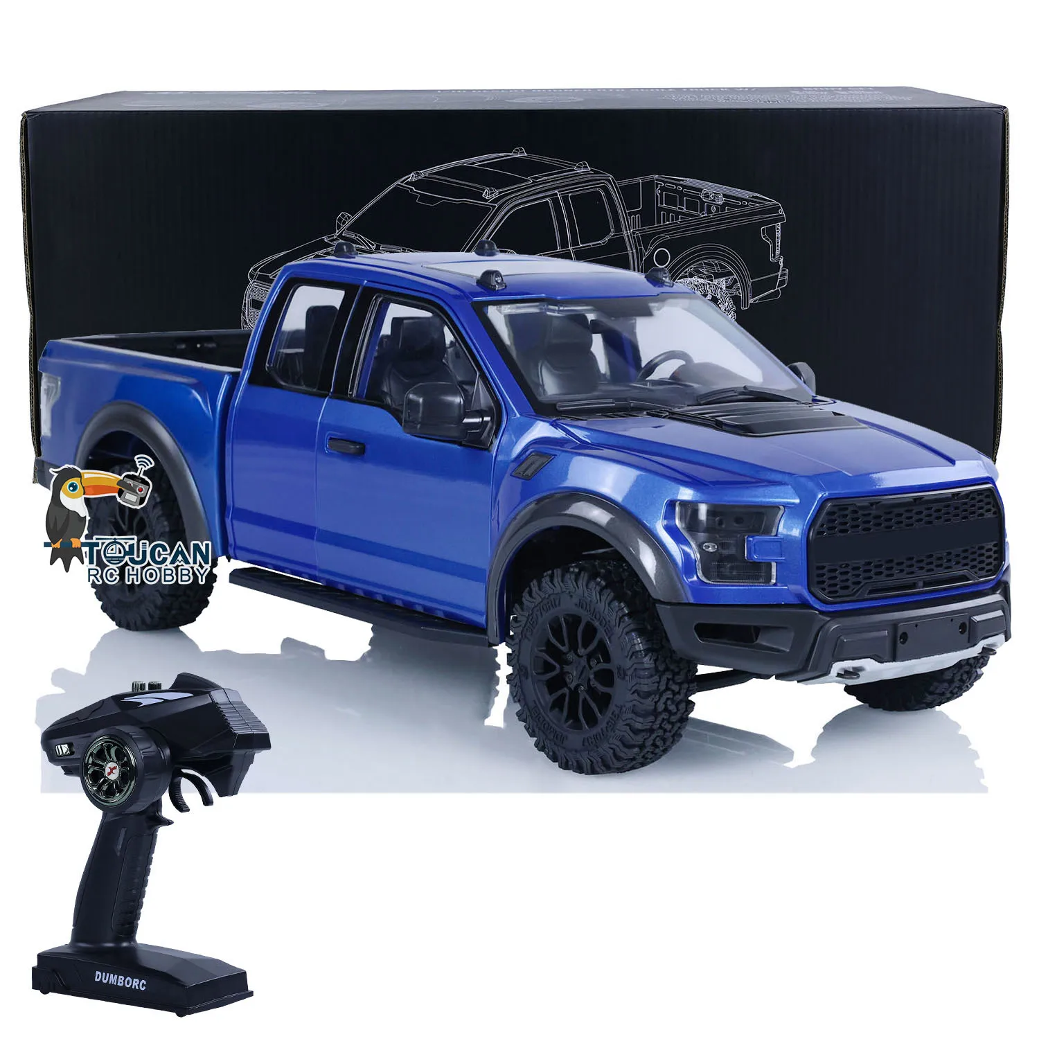 Фото JDM 1/10 Rock Crawler Racing RC Car F-150 KIT с электрическими деталями DIY Модель Радиоуправление ESC Мотор Уличные игрушки TH13074 №2