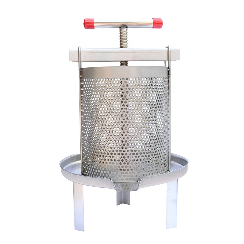 

Solid Honey Extraction Separator Stainless Steel Wine Press Commercial Beekeeping Machine Honey Squeezer Household Honey Press