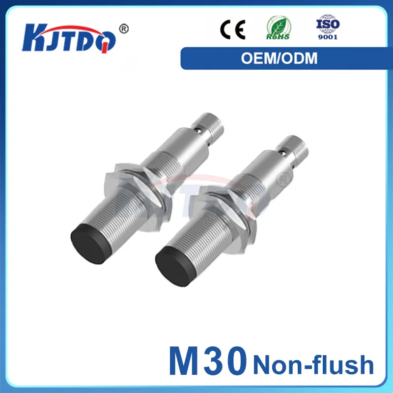 Аналоговый индуктивный датчик приближения PNP M30 IP67, беспромывной ток 15 мм, выходное напряжение, 24VDC