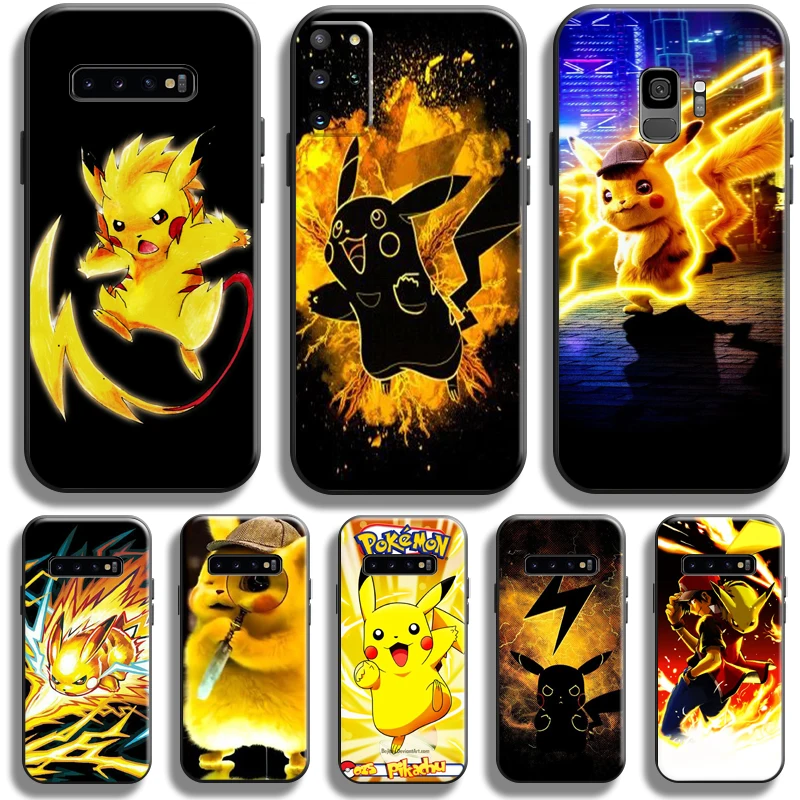 

Anime Pokemon Pikachu For Samsung Galaxy S22 S21 S20 Ultra FE 5G S10 10E S9 Plus Lite Phone Case Silicone Cover Coque Back TPU
