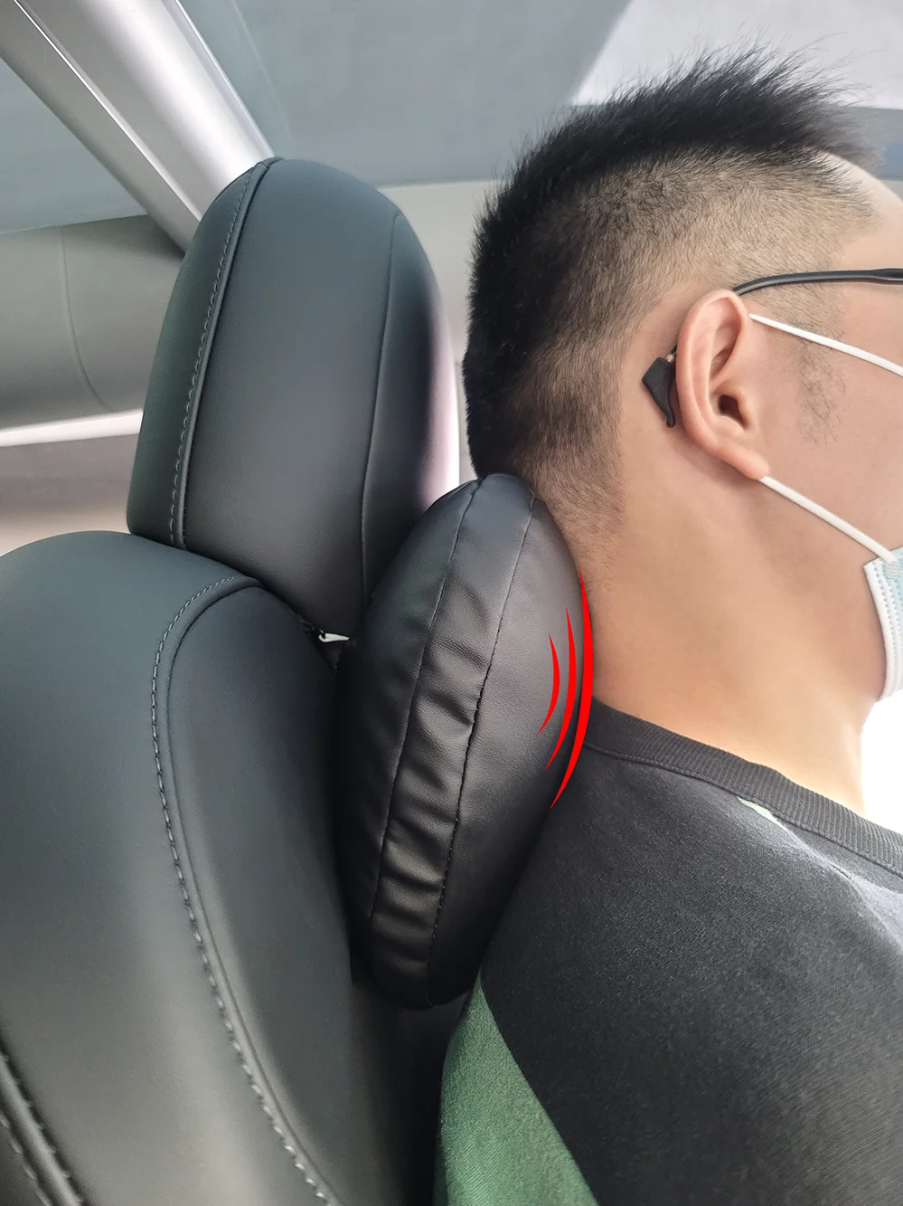 

Adjustable Tesla Headrest Pillow Tesla Model 3 Headrest Restraint Neck Restraint Tesla Model Y Tesla Headrest Cushion