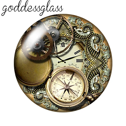 Новые механические кнопки в стиле стимпанк 10 шт. круглые фото 12 мм/18 мм для