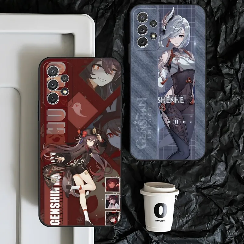 

Genshin Impact Phone Case For Samsung Galaxy Note 20 Ultra Plus Pro 10 9 8 J 7 Prime M 80s 51 52 30 30S 31 32 40 20 8 6