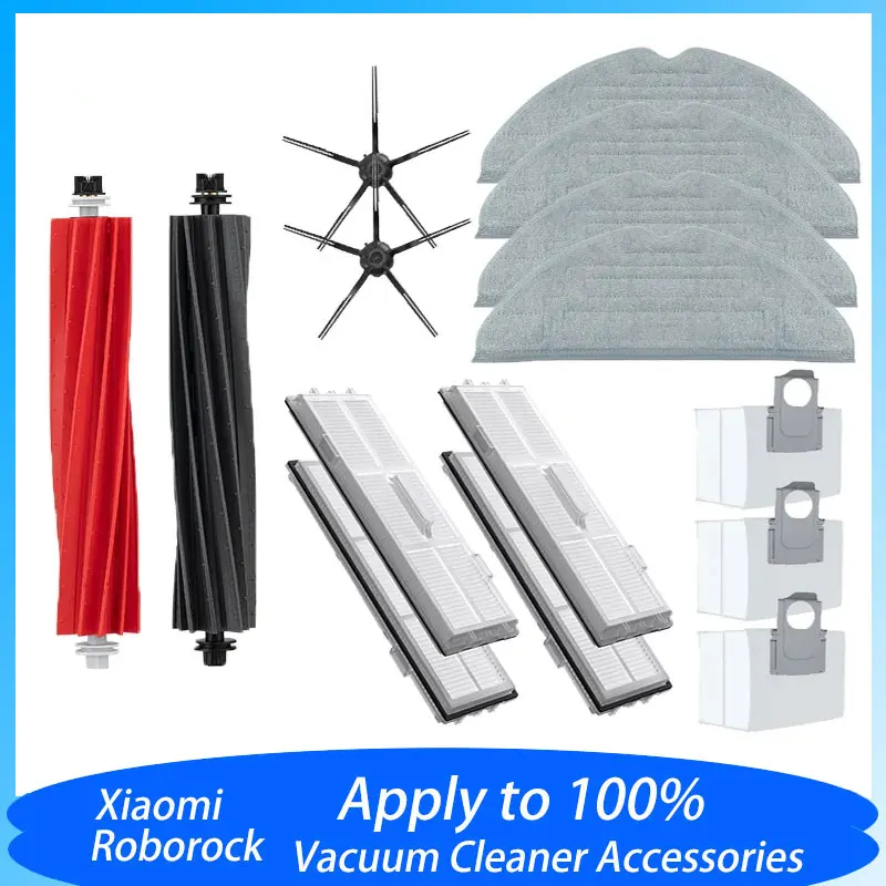 Запчасти DuoRoller для Roborock S8 Pro Ultra + основная щетка насадка на швабру фильтры НЕРА