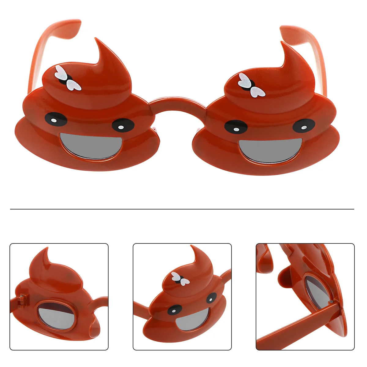 

2pcs Reusable Funny Creative Lightweight Poo Shape Friends Kids
