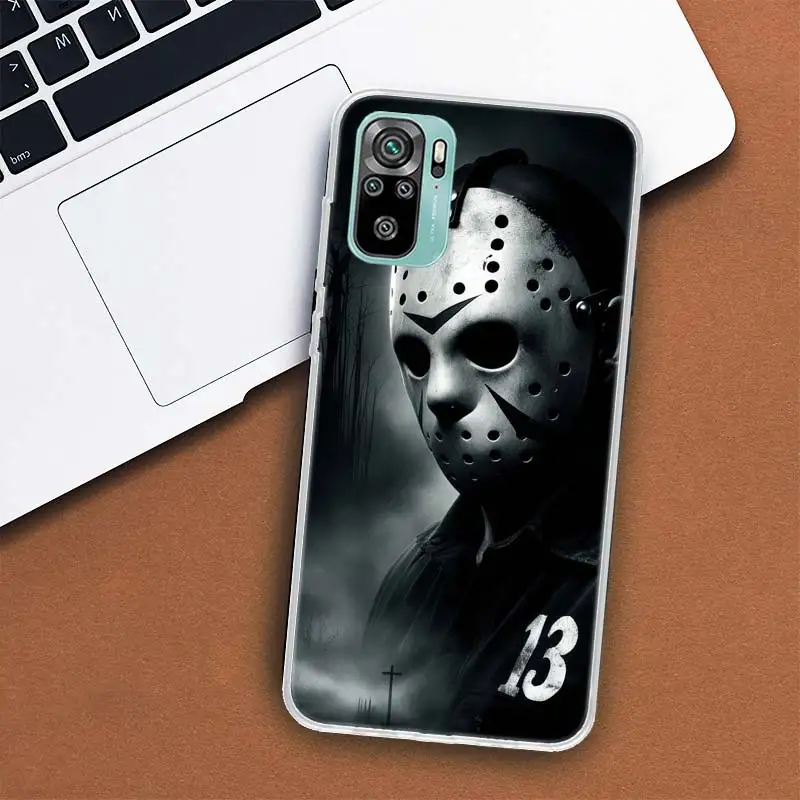 Чехол для телефона Film Horror J-Jason Voorhees Xiaomi Poco M3 M4 Pro M5 M5S X3 GT X4 NFC Mi X5 X6 X7 F6 F5 F4 F3 F2 F1 Cov
