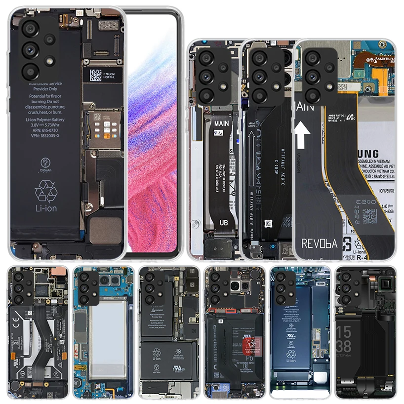 Мягкий чехол с забавным рисунком для материнской платы Samsung Galaxy A52 A53 A54 A12 A13 A14