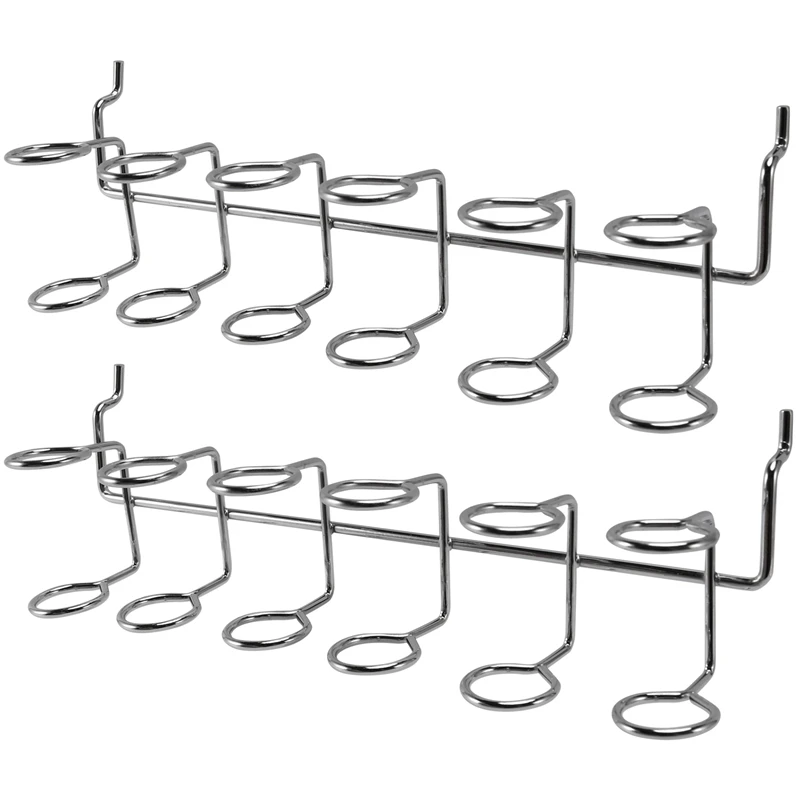 

8 Pcs Screwdriver Holder Pegboard Multi-Tool Holder Accessory Pegboard Accessories Multi-Ring Tool Holder For Pegboard