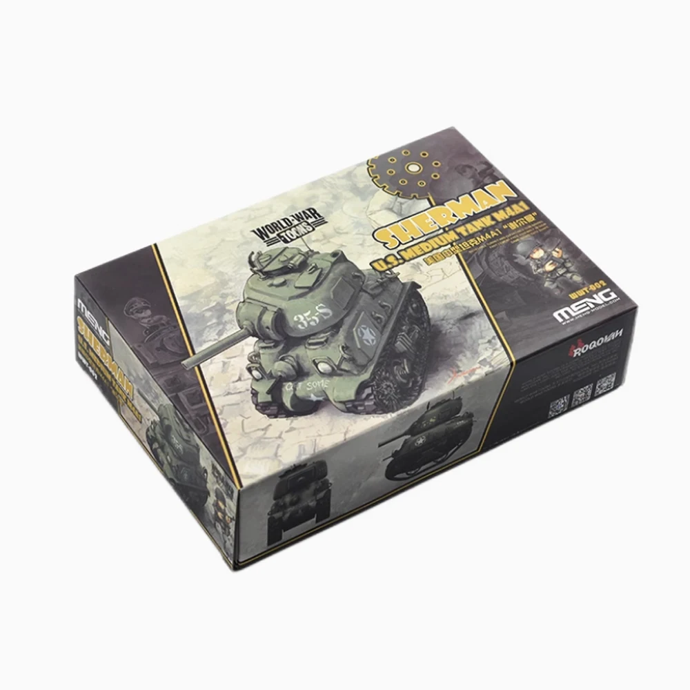 Q Edition Meng Φ US M4A1 Sherman средний танк хобби ремесло коллекция игрушек пластиковая
