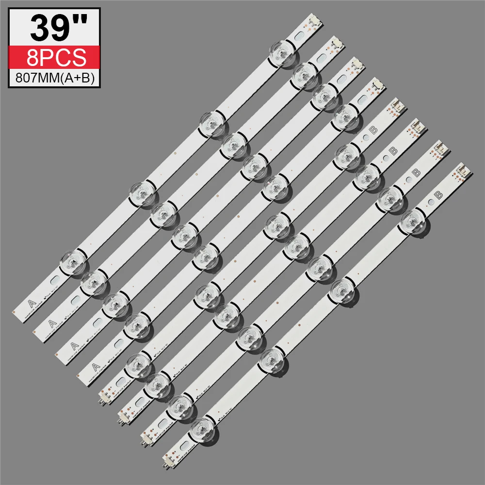 

LED Backlight strip 8 Lamp For LG TV 390HVJ01 lnnotek drt 3.0 39" 39LB5610 39LB561V 39LB5800 39LB561F DRT3.0 39LB5700 39LB650V