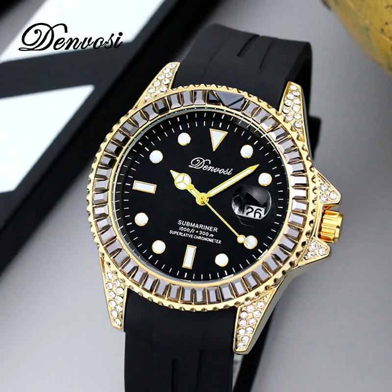 BENVOSI 2023 New Luxury Fashion Rubber Quartz Watch for Women Waterproof Calender Women's Wristwatch Bracelet Reloj Mujer enlarge