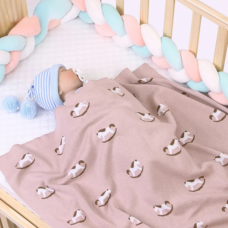 

Newborn Infant Baby Baby's Blanket Spring Summer Cartoon Trojan Baby Wrapping Blanket Cover Blankets Swaddle Swaddling
